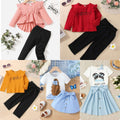 Premium Summer Baby Girl Suits (Pack of 5) Kids Collection - All Sizes Available Article#76288