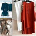 Pack of 3 Women's Casual Summer Suit Set Stylish,  Premium Stitched Kurti & Trousers l 40% OFF l 7634957