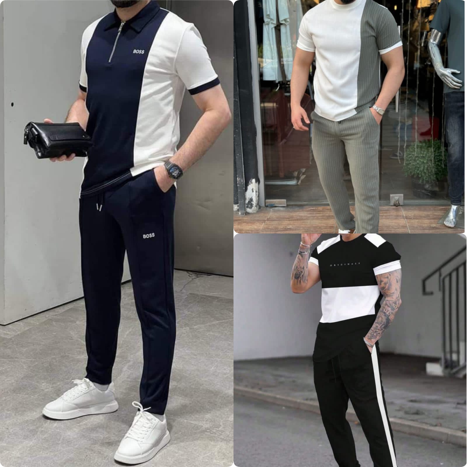 Pack of 3 old money Tracksuits for Men – Stylish & Comfortable