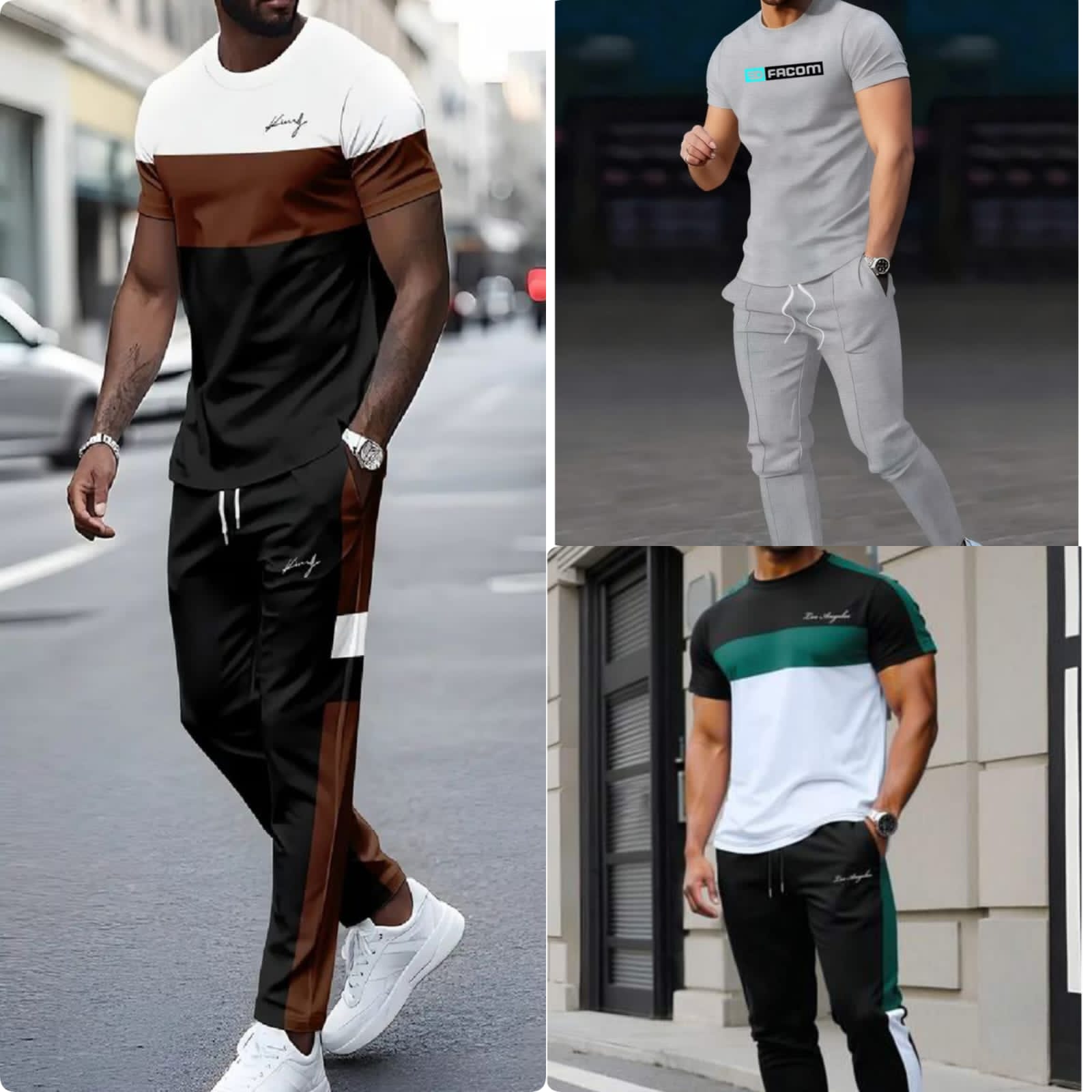 Pack of 3 old money Tracksuits for Men – Stylish & Comfortable