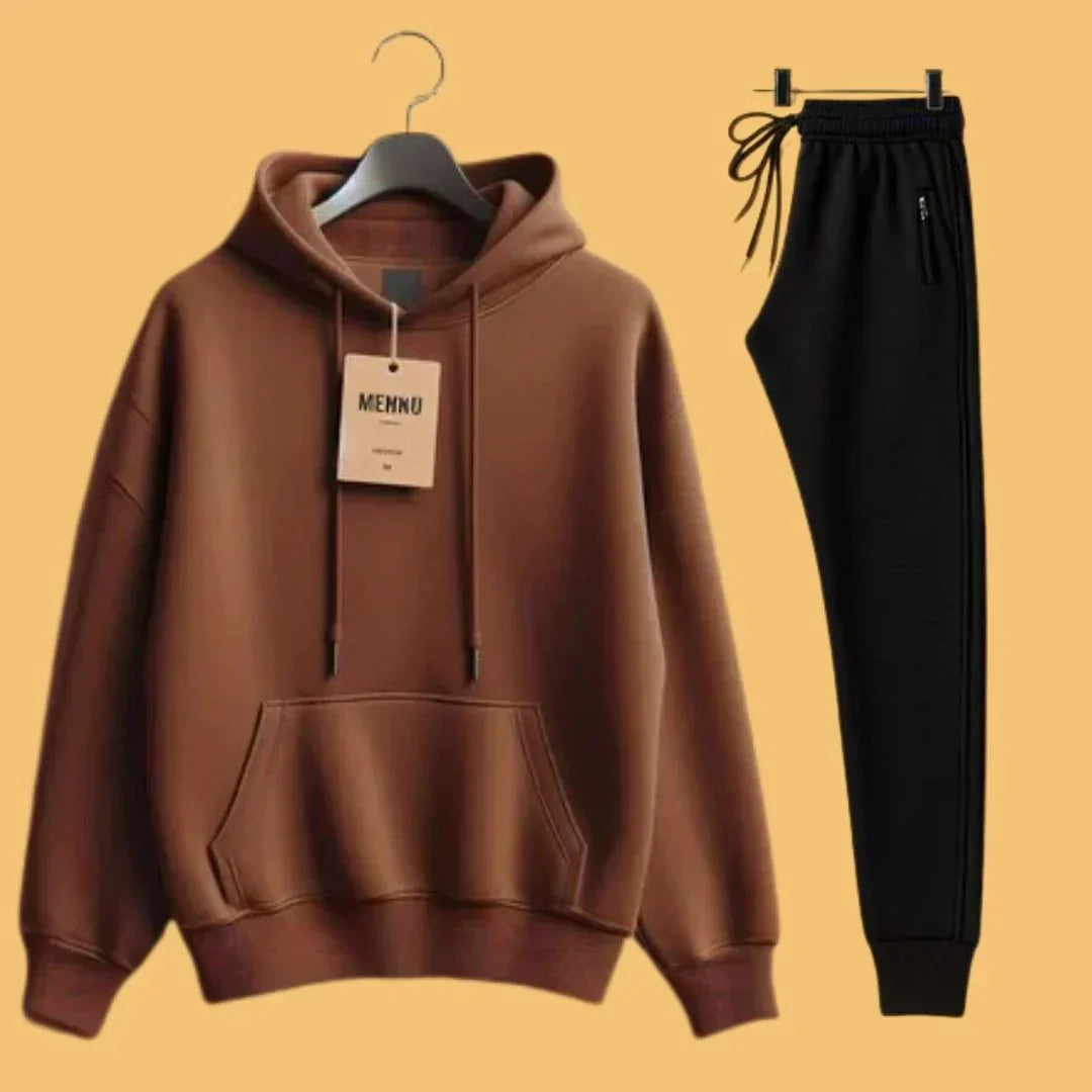 Fleece Hoodie with Trouser Set For Women’s