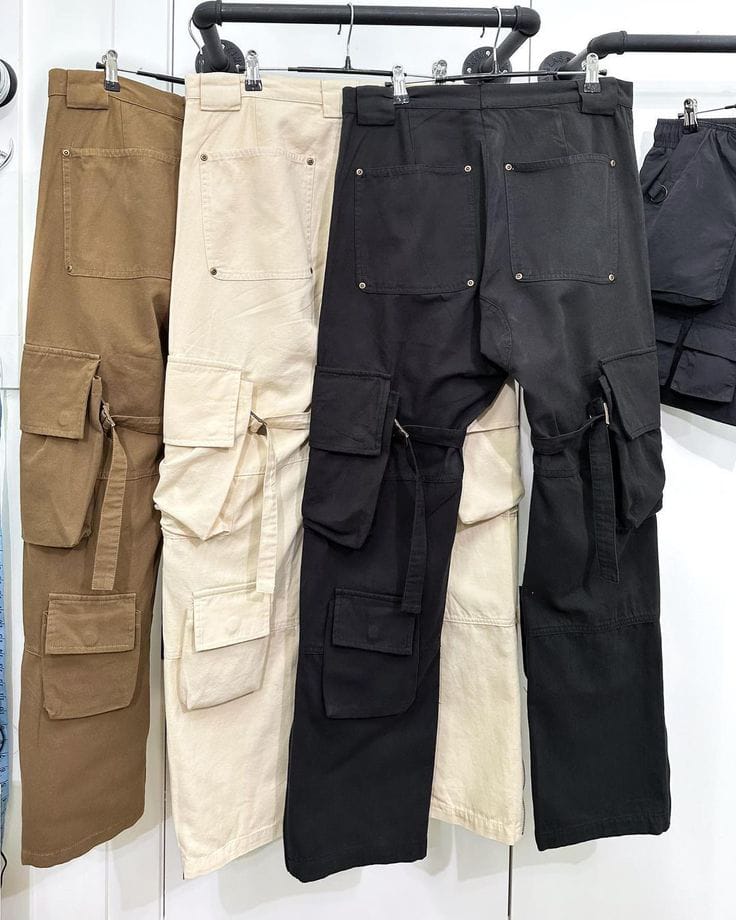 Pack of 3 Cargo Pants for Men & Women - Trendy, Breathable & Durable 787