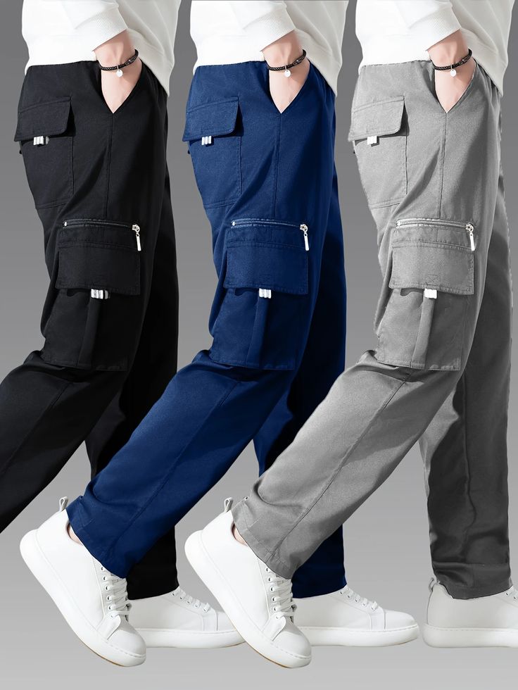 Pack of 3 Cargo Pants for Men & Women - Trendy, Breathable & Durable 786