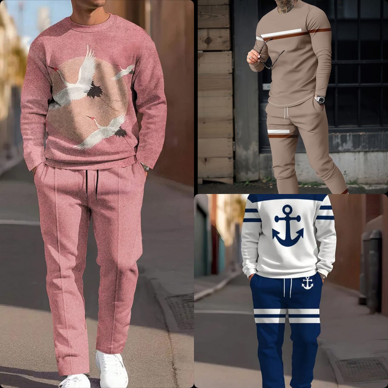 Pack of 3 Comfortable Tracksuits for Men – Winter Clearance Sale - #984787