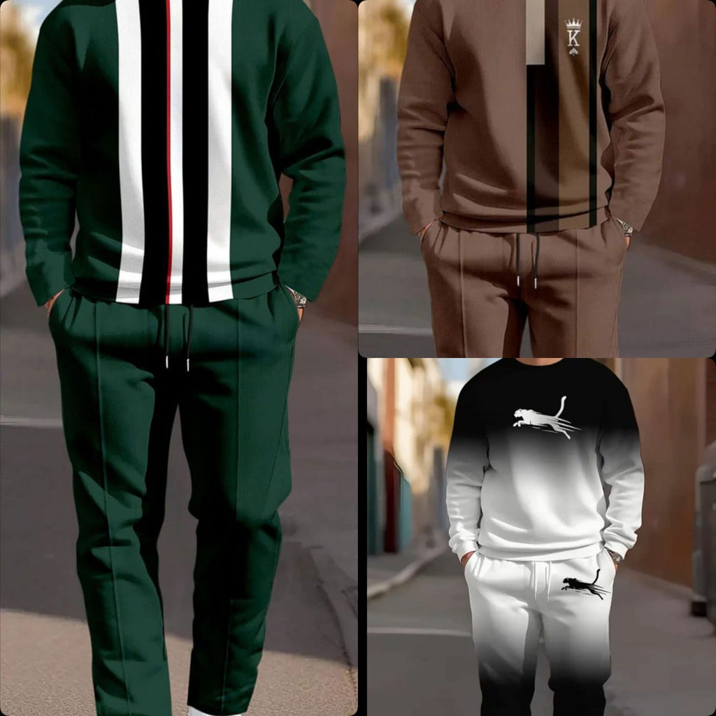 Pack of 3 Comfortable Tracksuits for Men – Winter Clearance Sale - #984789