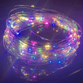 LED Fairy String Lights, Copper/Silver Wire, Waterproof, Battery Operated, Christmas, Wedding, Party Decor, Garland Lighting, String Lights
