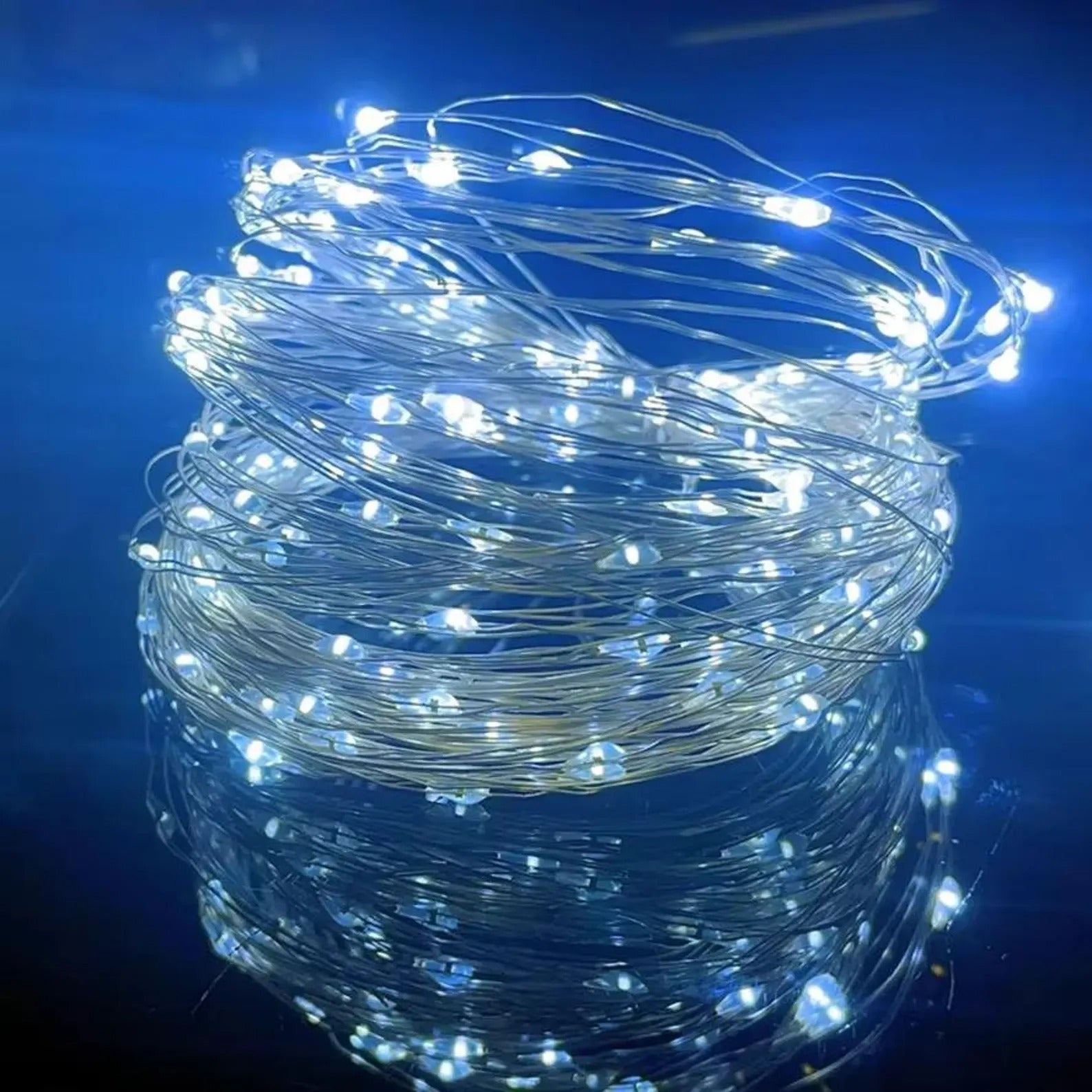 LED Fairy String Lights, Copper/Silver Wire, Waterproof, Battery Operated, Christmas, Wedding, Party Decor, Garland Lighting, String Lights