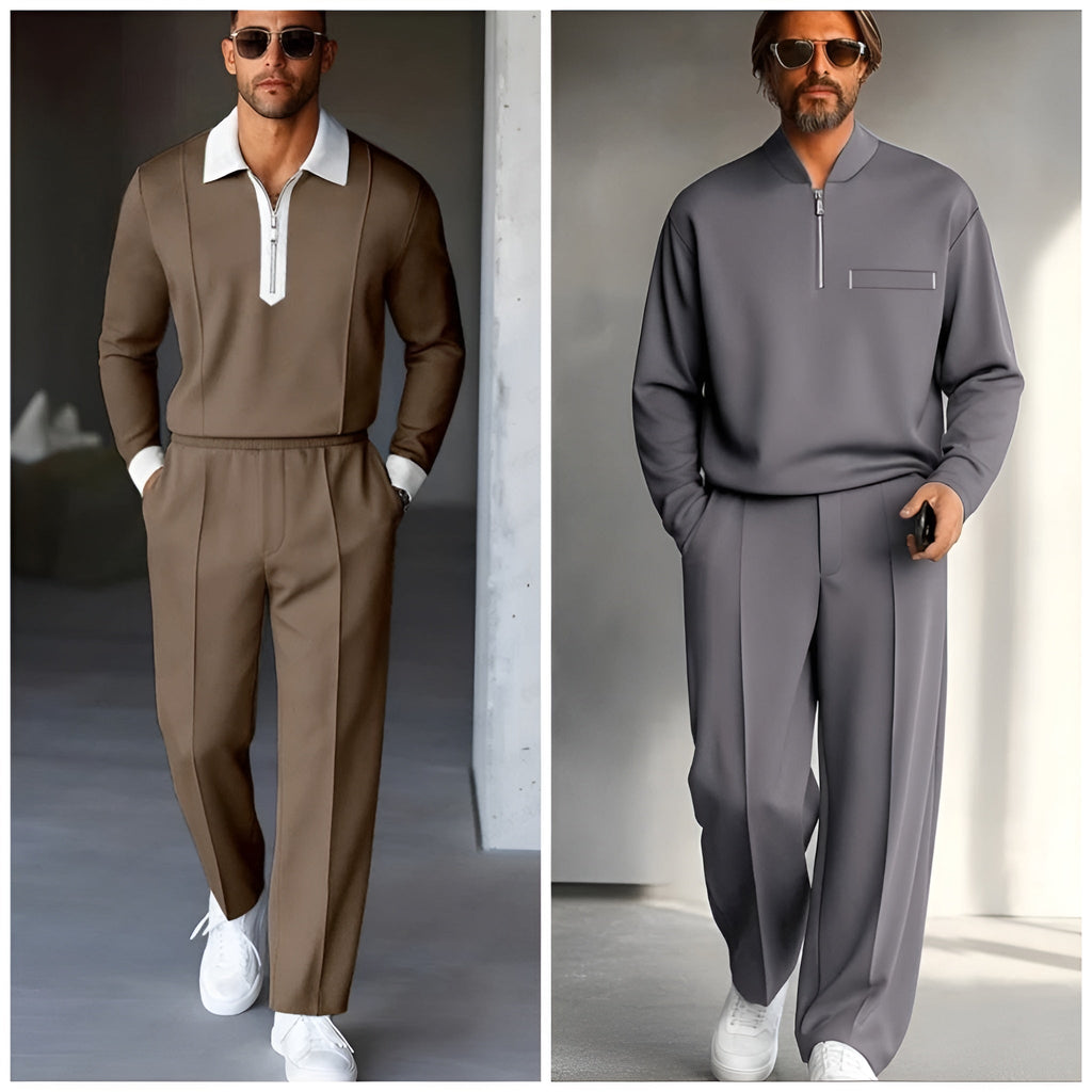 Buy 1 Get 1 Free Corduroy Tracksuit for Men | Spring & Summer Wear | 8400
