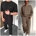 Buy 1 Get 1 Free Corduroy Tracksuit for Men | Spring & Summer Wear | 8402