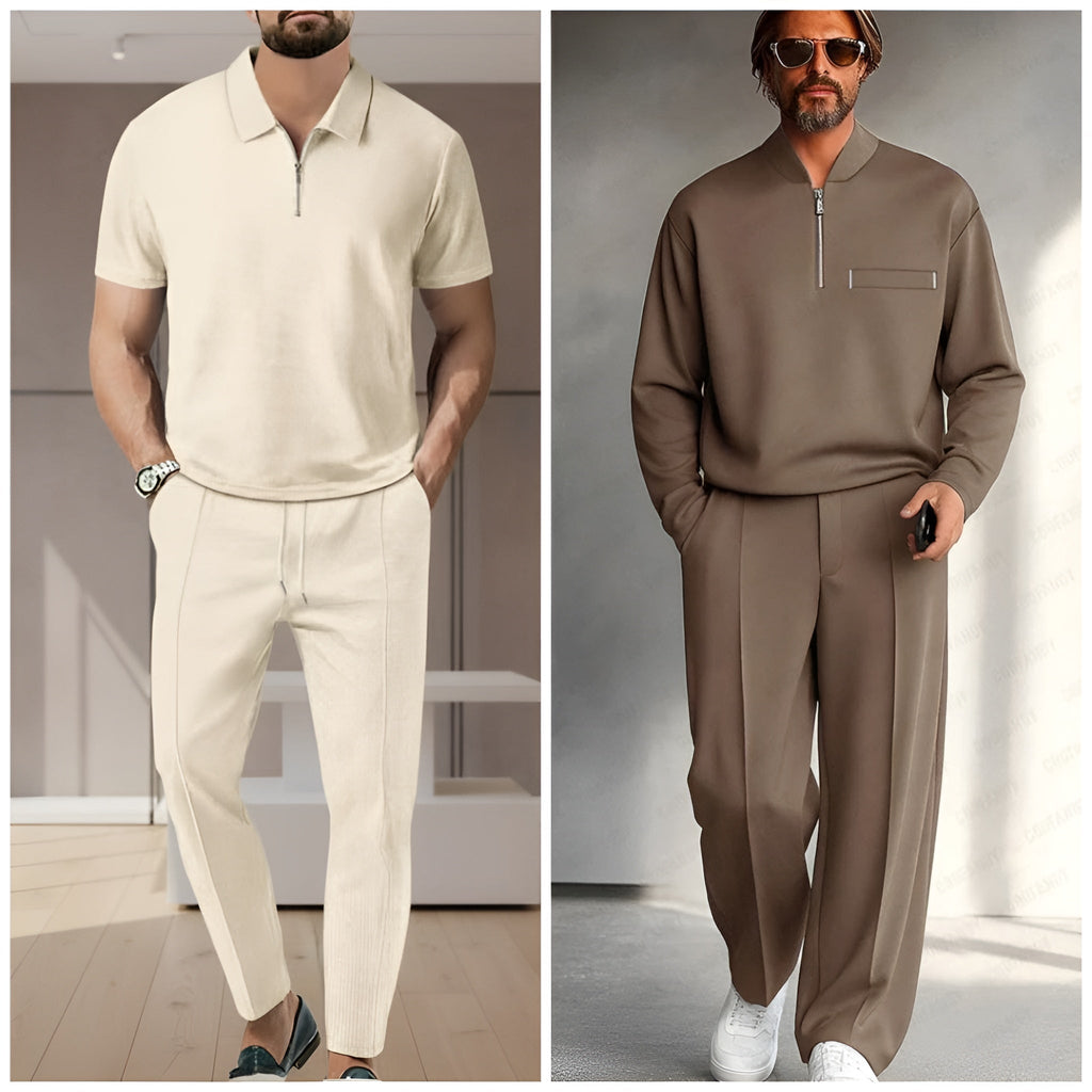 Buy 1 Get 1 Free Corduroy Tracksuit for Men | Spring & Summer Wear | 8399