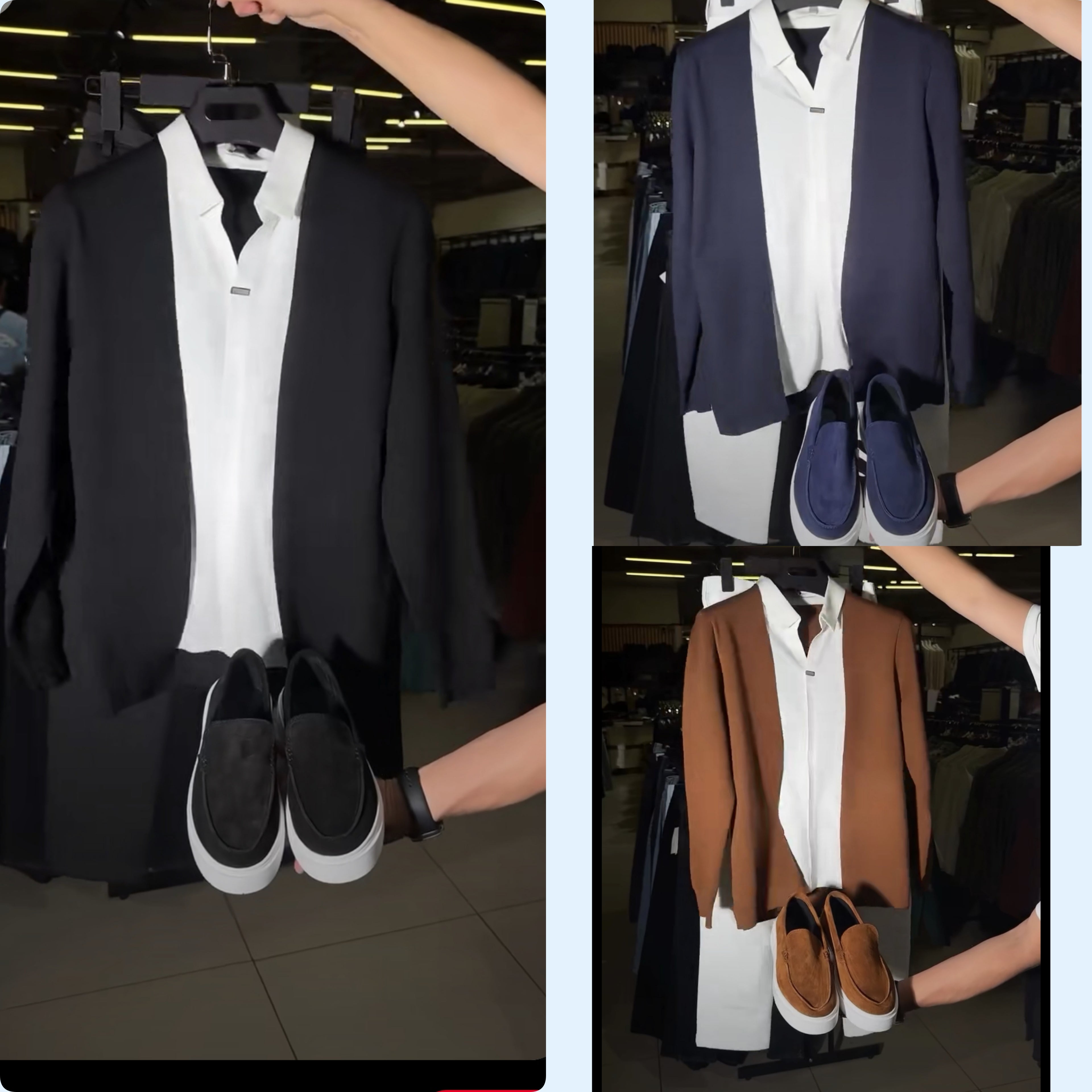 Pack Of 3 Double Side Co-Ord Set