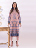 1 & Get 1 Free - Unstitched 2pc Printed Lawn Shirt Dyed Cambric Trouser - Sana Sara Article 215